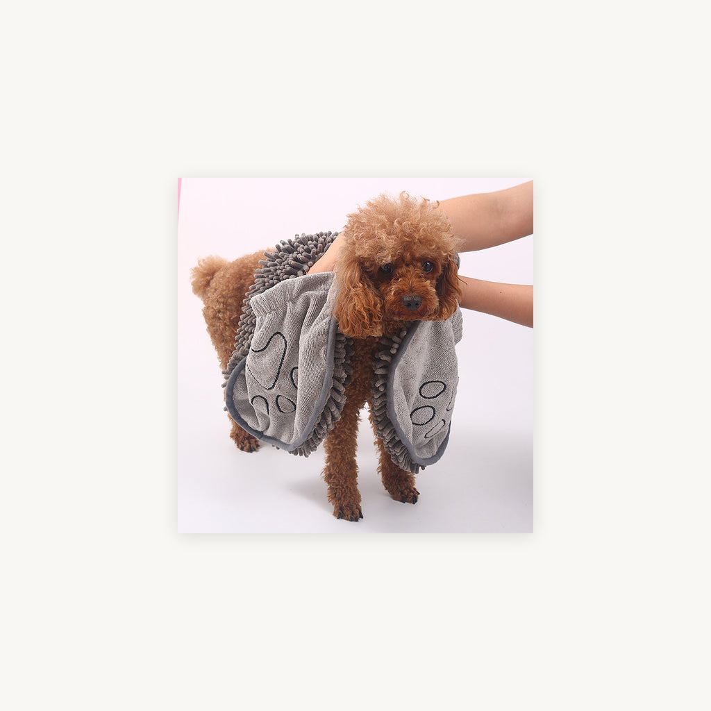 Chenille pet drying towel supplier product photo 8